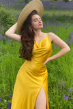 Mermaid Solid Long Prom Dress