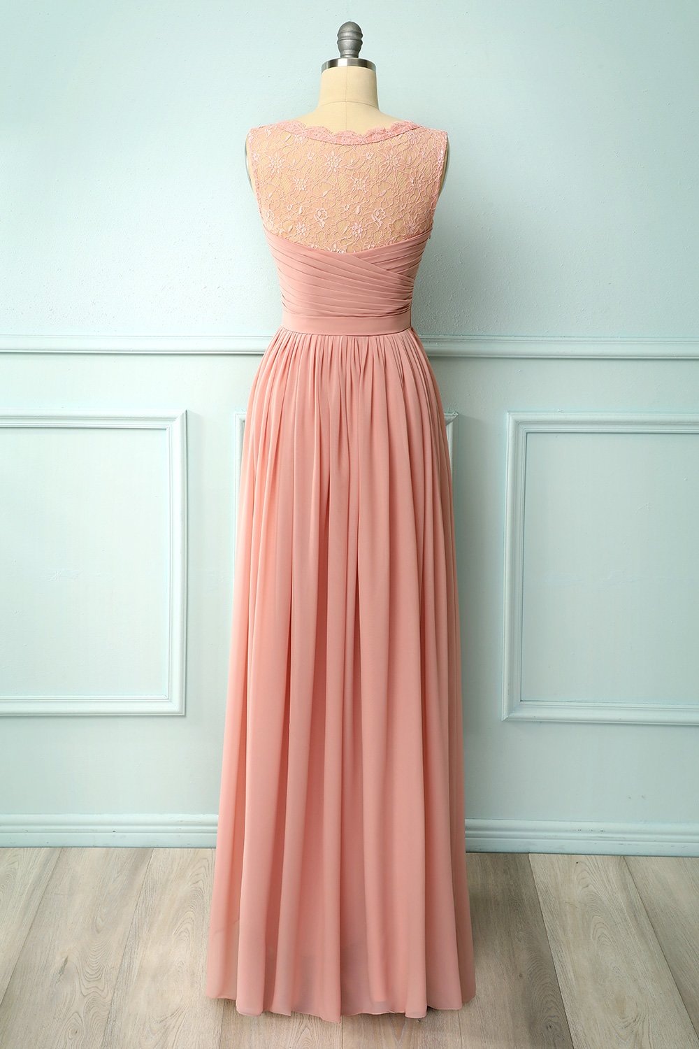 Burgundy Long Bridesmaid Dress