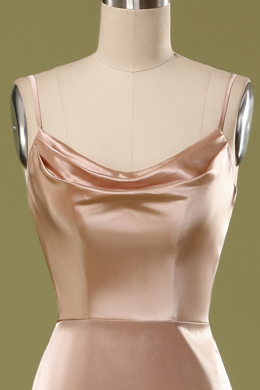 Champagne Satin Dress