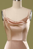 Champagne Satin Dress