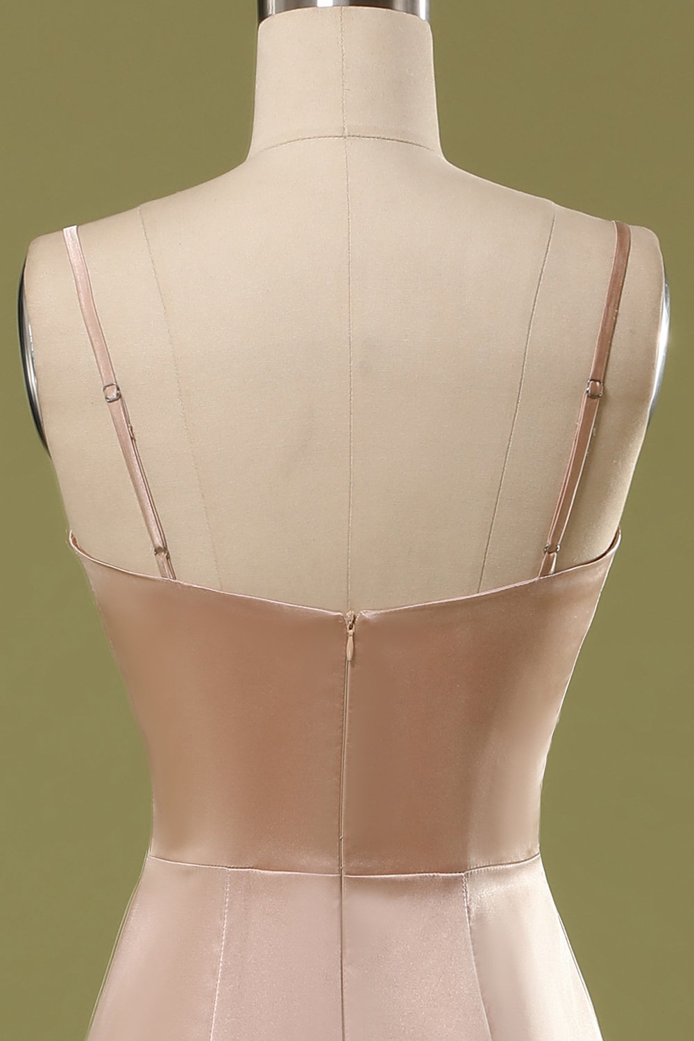 Champagne Satin Dress