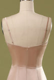 Champagne Satin Dress