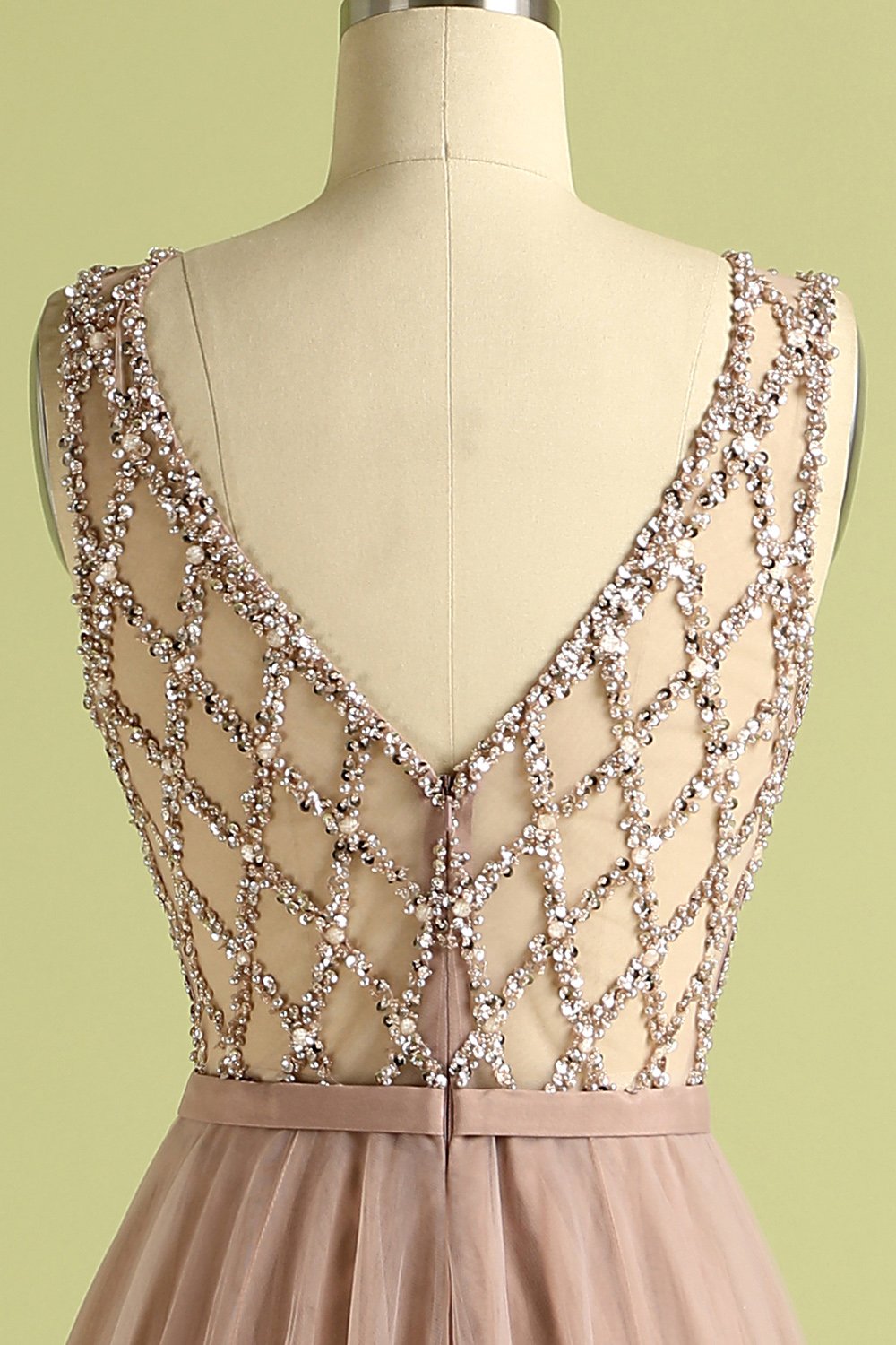 Tulle Beading Prom Dress