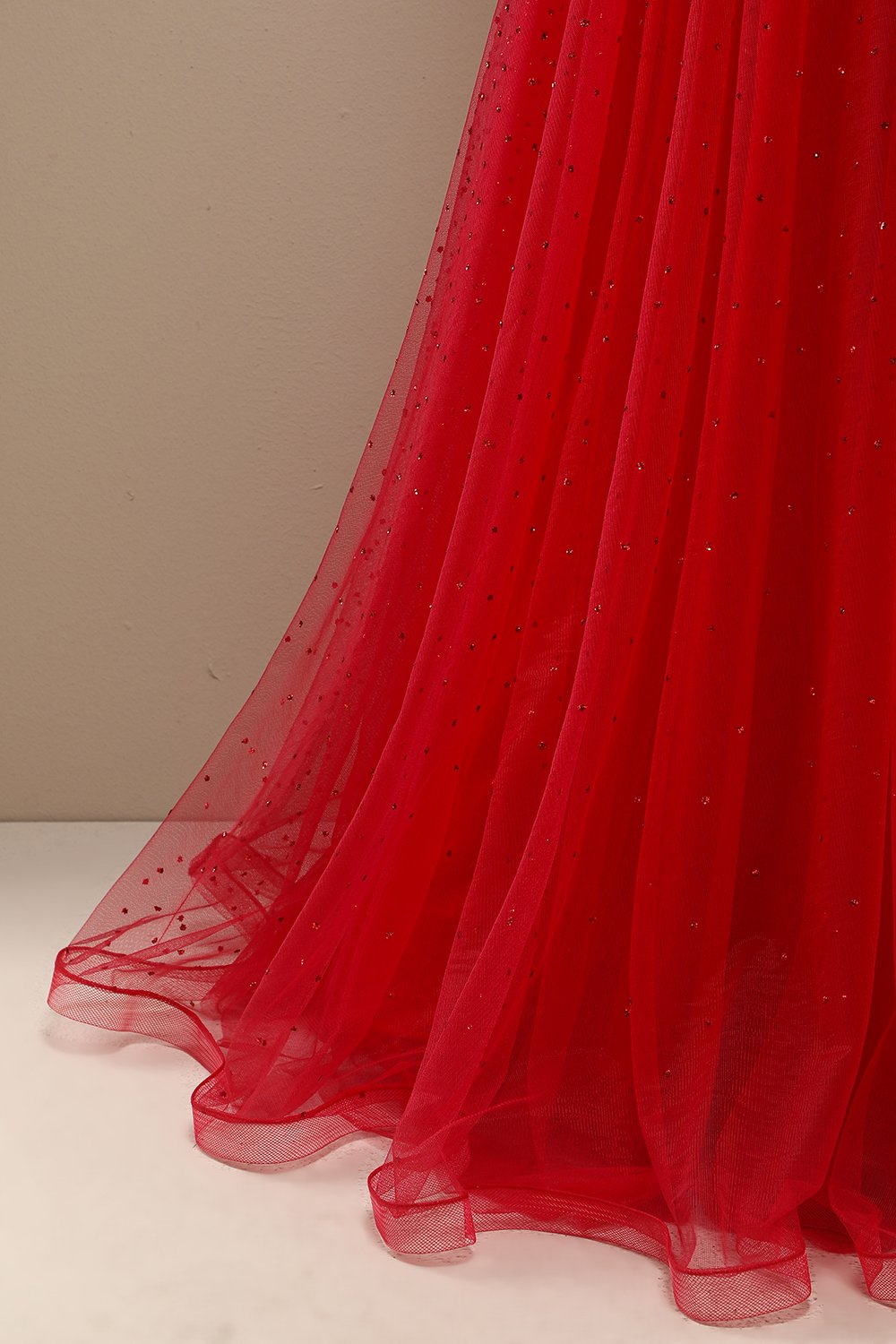 Beautiful Red Sweetheart Formal Dress with Beading