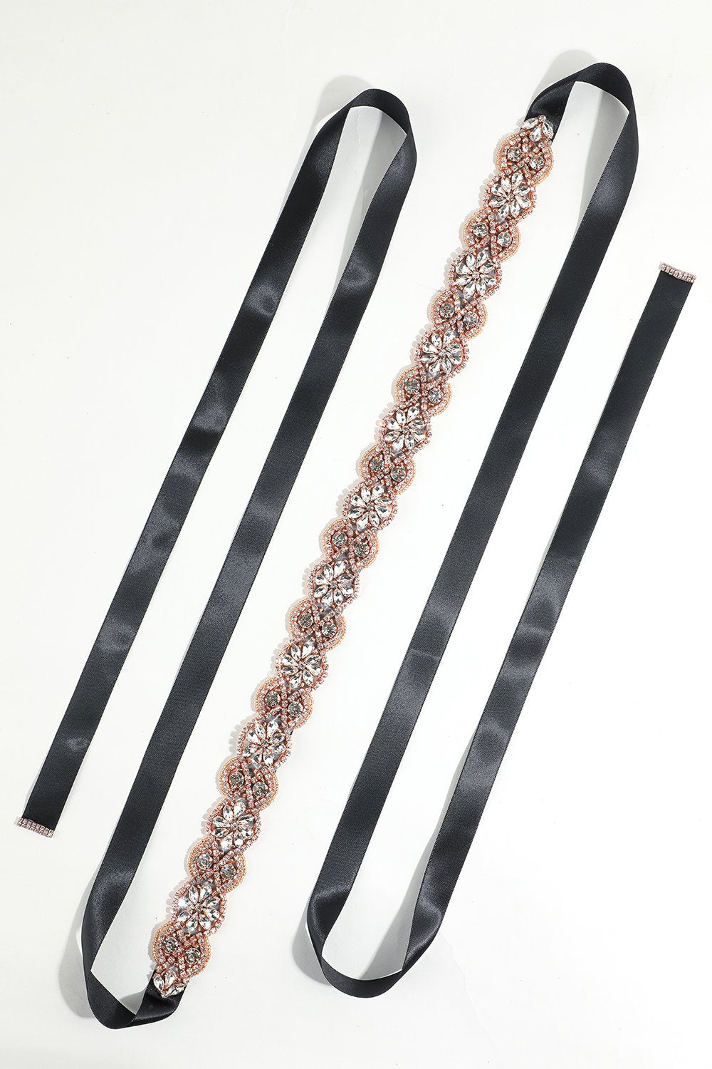 Black Rhinstone Belt