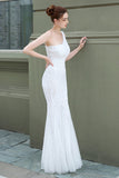Mermaid One Shoulder Formal Dress with Appliques