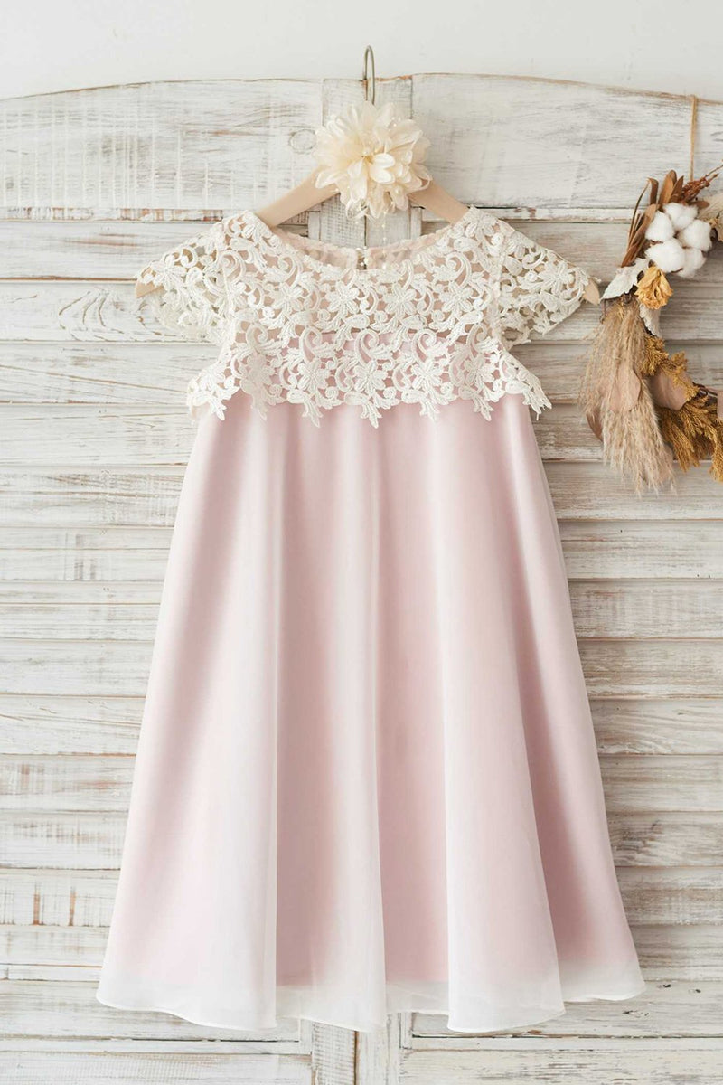 Baby girl pink lace dress online