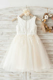 Girls Bambi Ivory Broderie Anglaise Tulle Dress