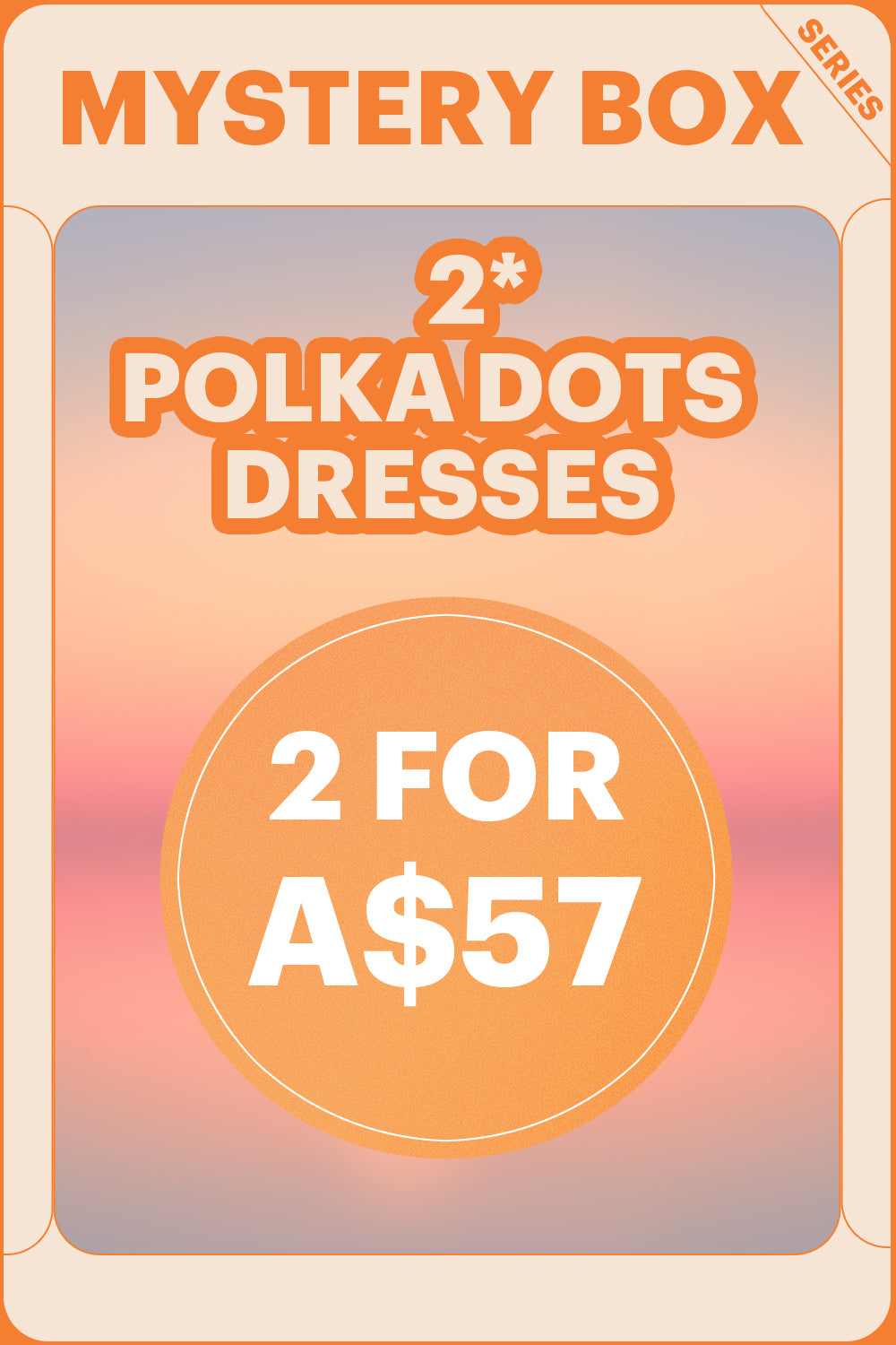 ZAPAKA MYSTERY BOX of 2Pc Polka Dots Dresses