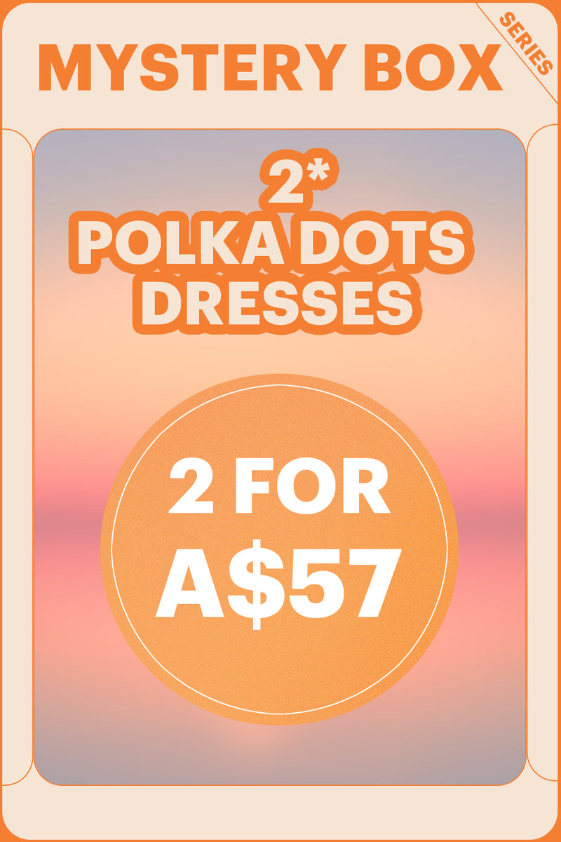 Load image into Gallery viewer, ZAPAKA MYSTERY BOX of 2Pc Polka Dots Dresses