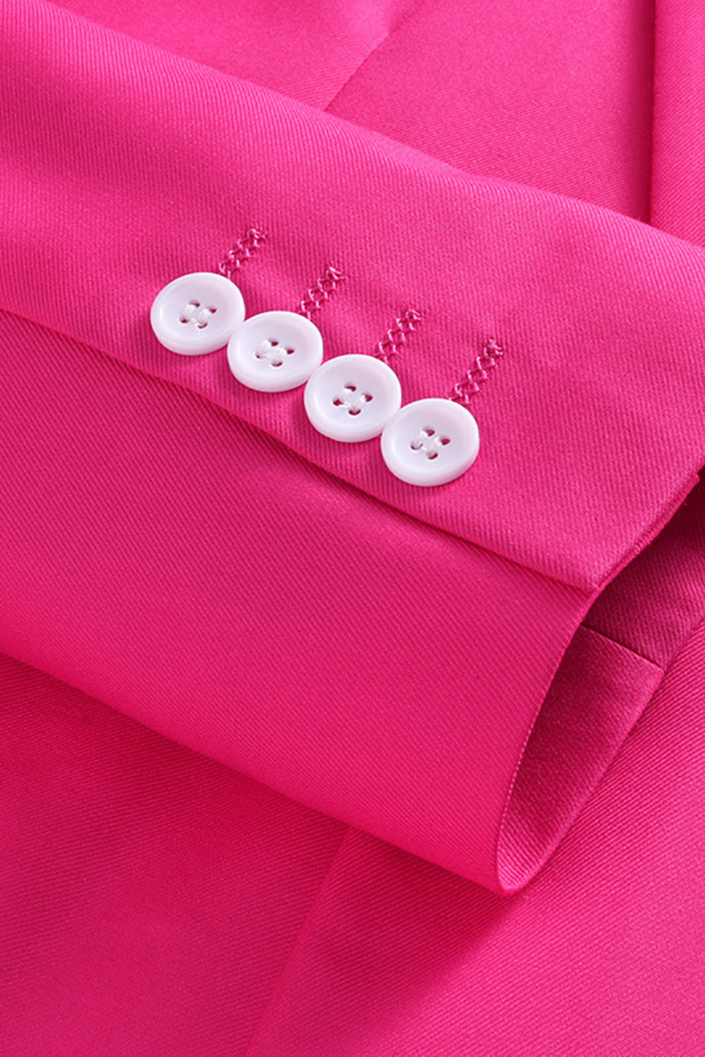 Hot Pink Double Breasted 2 Piece Formal Men Suits