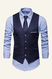 Lapel Single Breasted Men's Suit Vest
