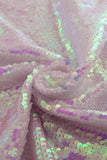 Sparkly White Sequins Peak Lapel Men's Formal Blazer