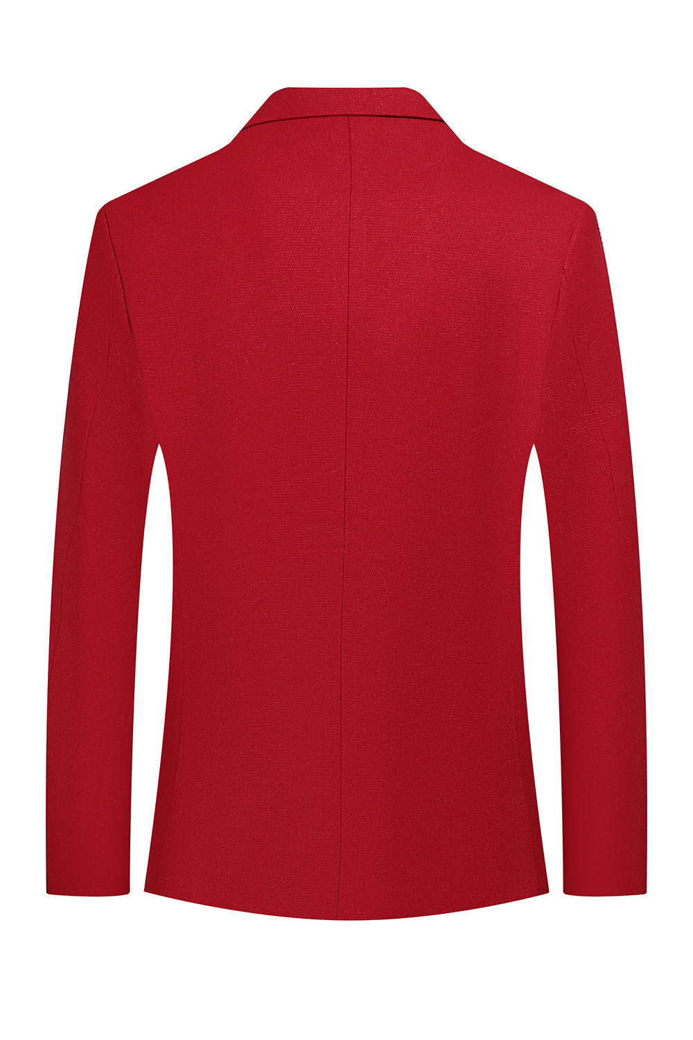 Red Peak Lapel One Button 2 Piece Men's Formal Suits