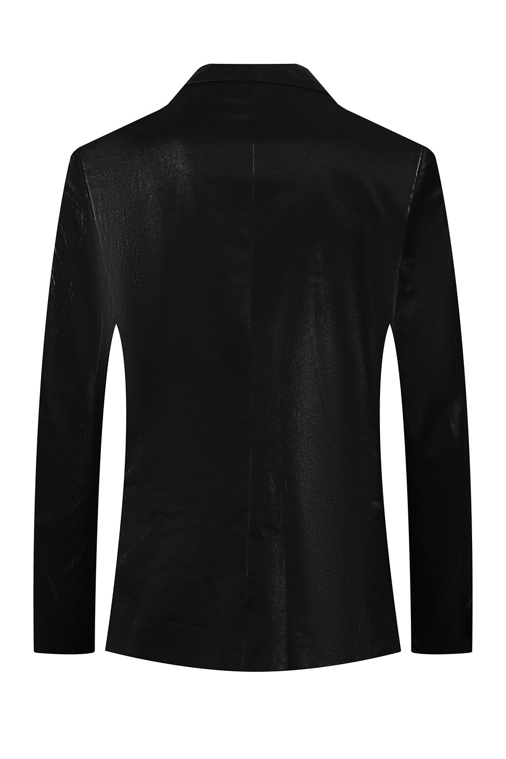 Black Peak Lapel 2 Piece Men Velvet Formal Suits