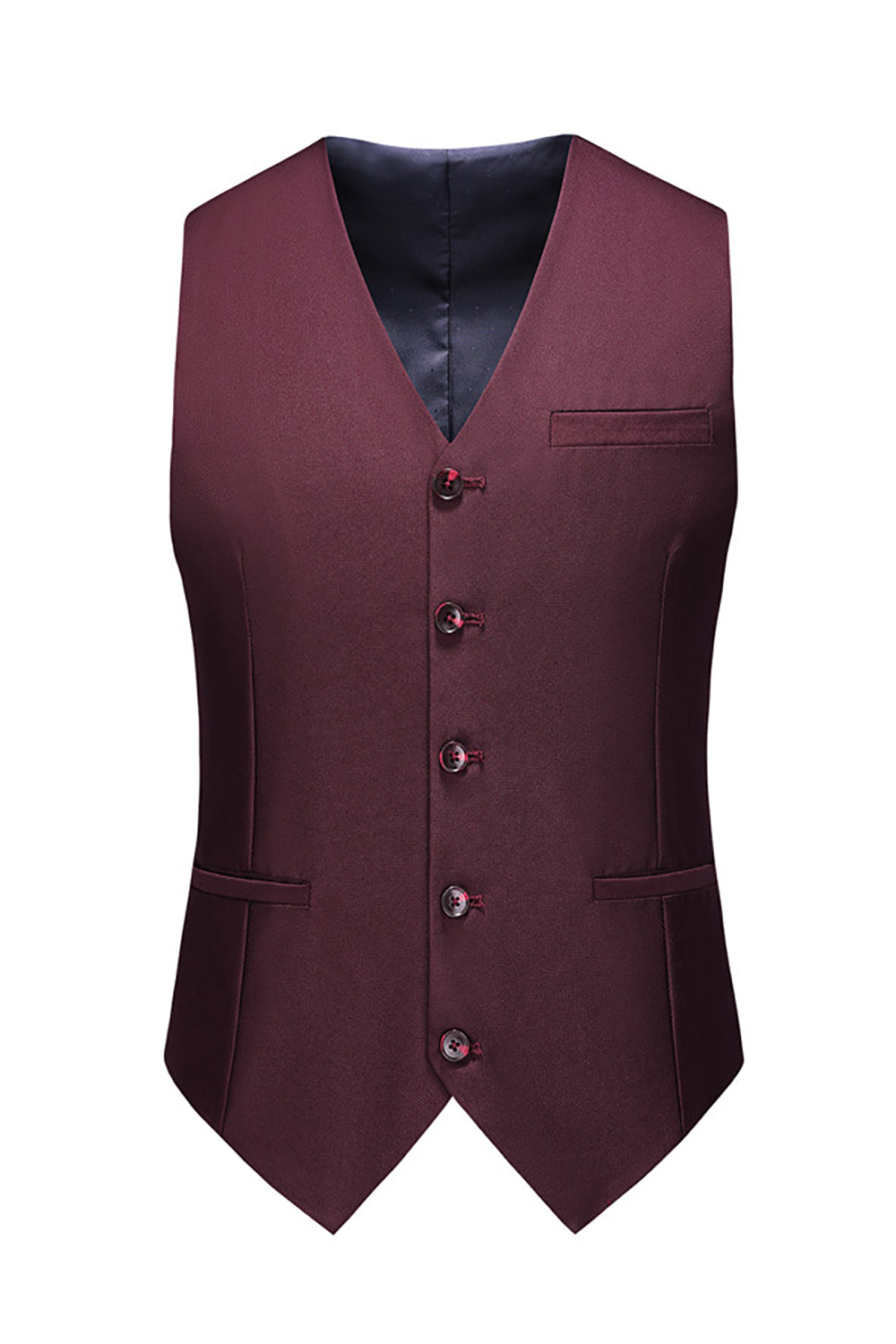 Notched Lapel Two Buttons Black Men's Formal Suits