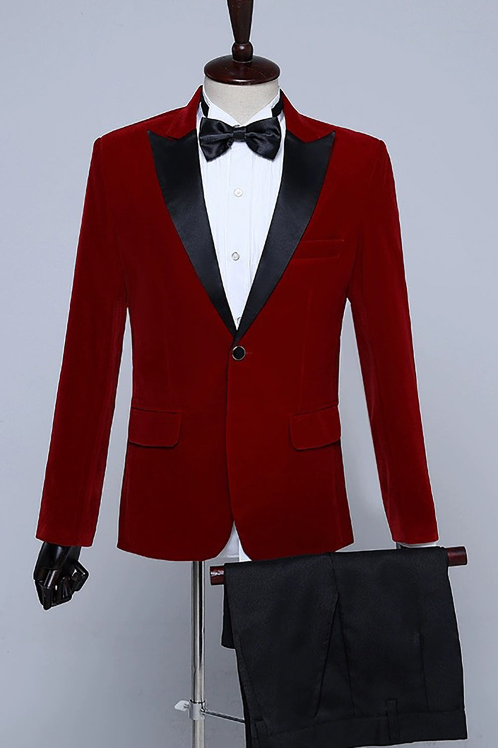 Black Velvet Men's Blazer for Party