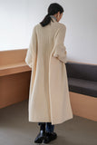 Apricot Oversize Long Sweater Cardigan