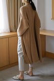Apricot Oversize Long Sweater Cardigan