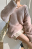 Load image into Gallery viewer, Pink Seahorse Hair Pullover Sweater