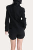 Load image into Gallery viewer, Sparkly Black Beaded Notched Lapel Women Formal Blazer