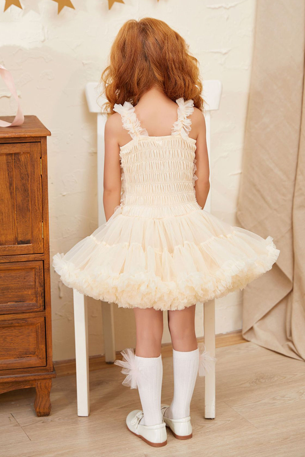 Apricot Girl Party Tutu Dress