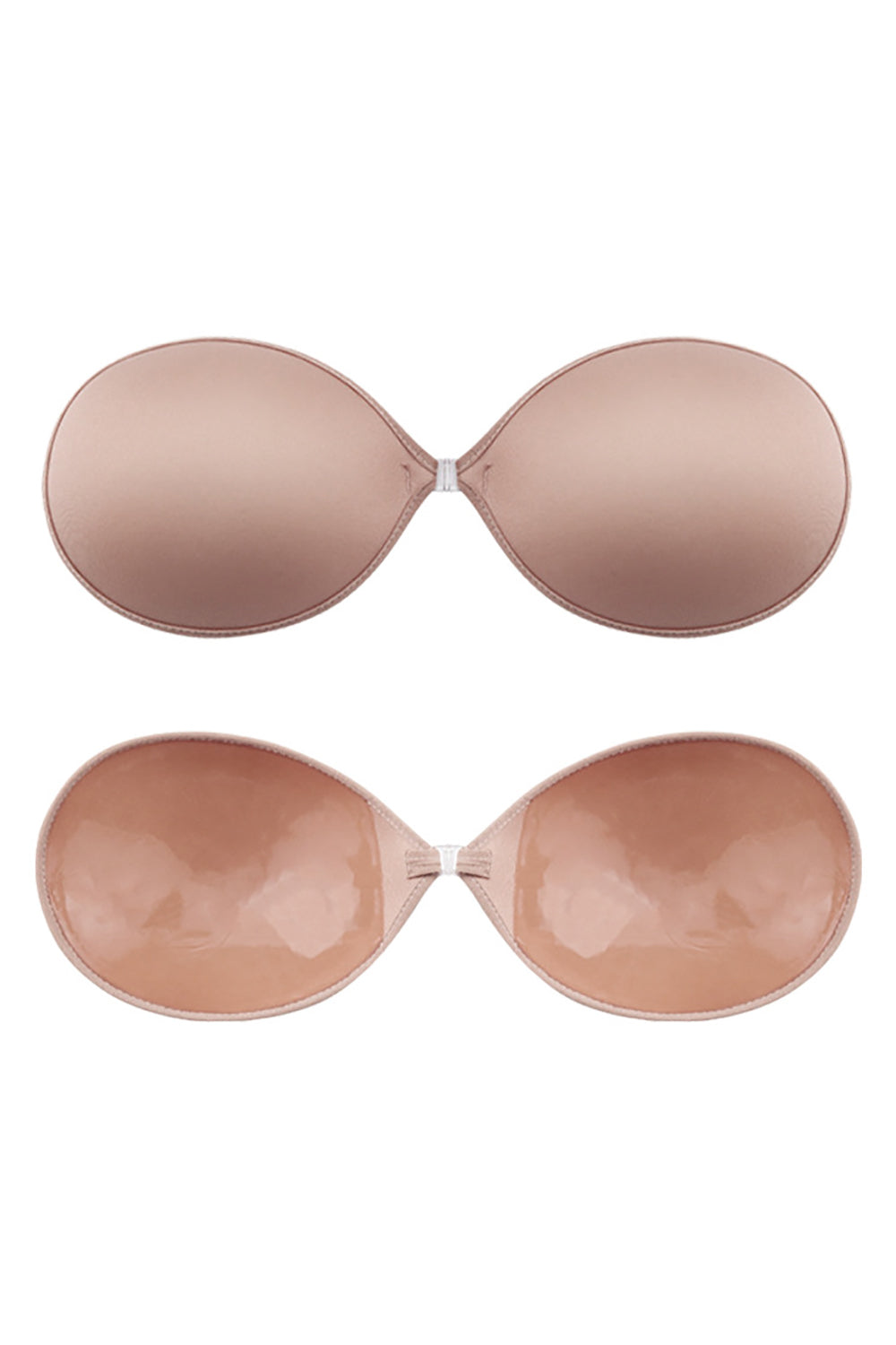 Apricot Women Strapless Invisible Seamless Push Up Bra