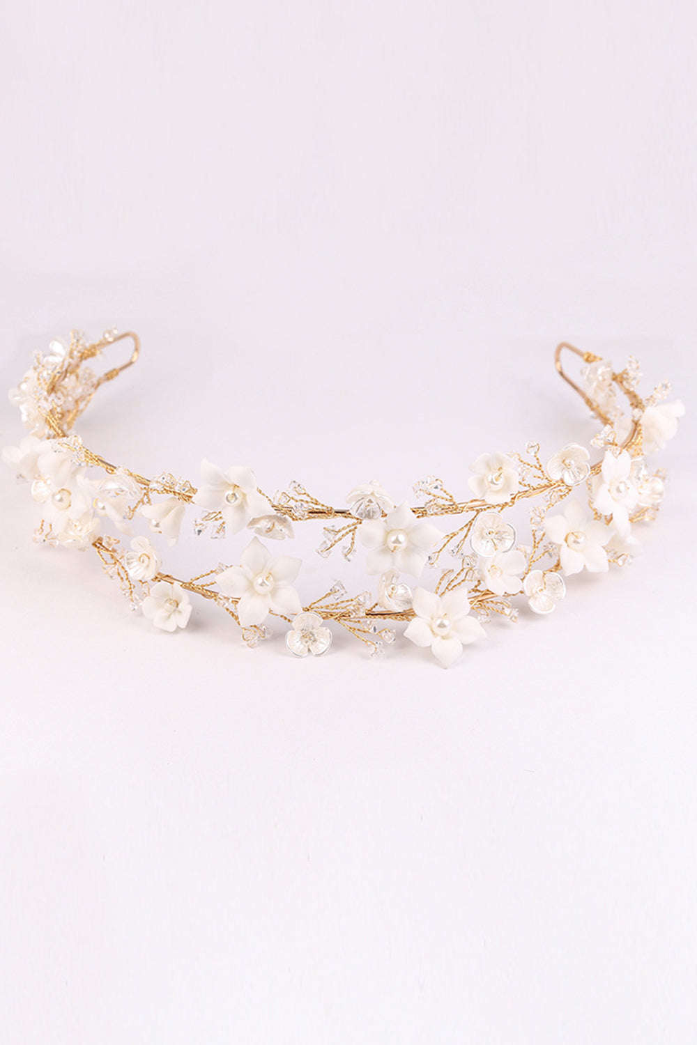 White Flowers Bridal Headpieces