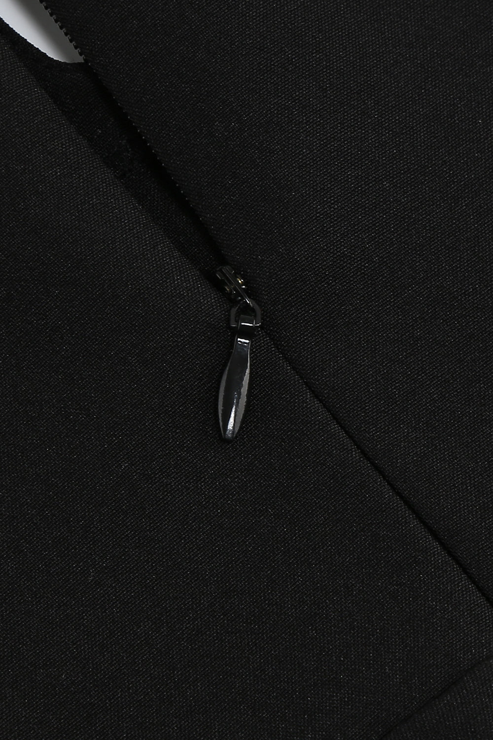 Black Jewel Neck Sleeveless 50's Girls Dress