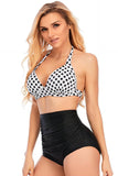 Two Piece High Waist Halter Swimsuits