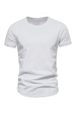 Slim Fit Black Summer Men's T-shirt