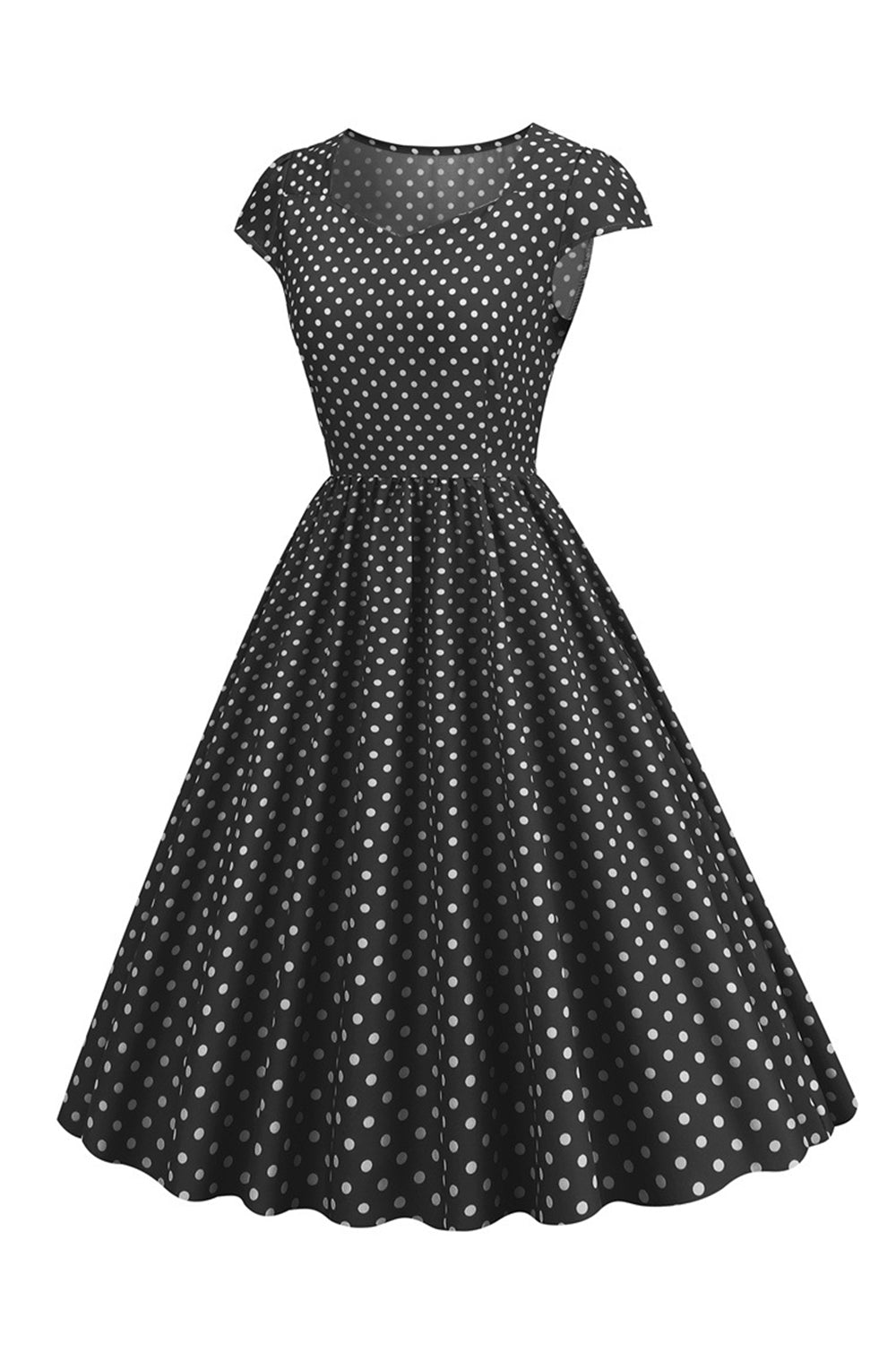 Polka Dots Swing 1950s Dress