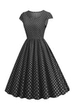 Polka Dots Swing 1950s Dress