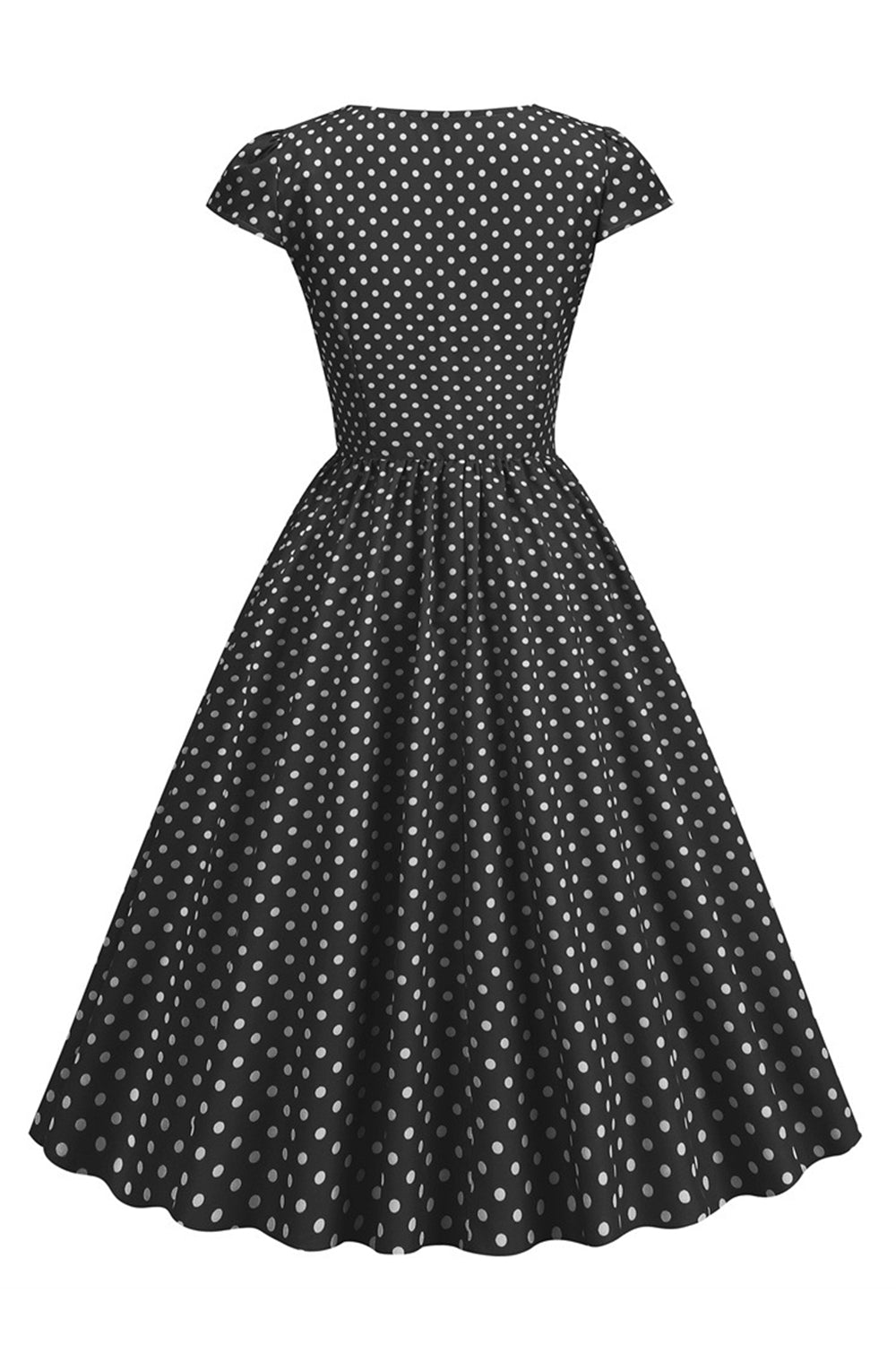Polka Dots Swing 1950s Dress