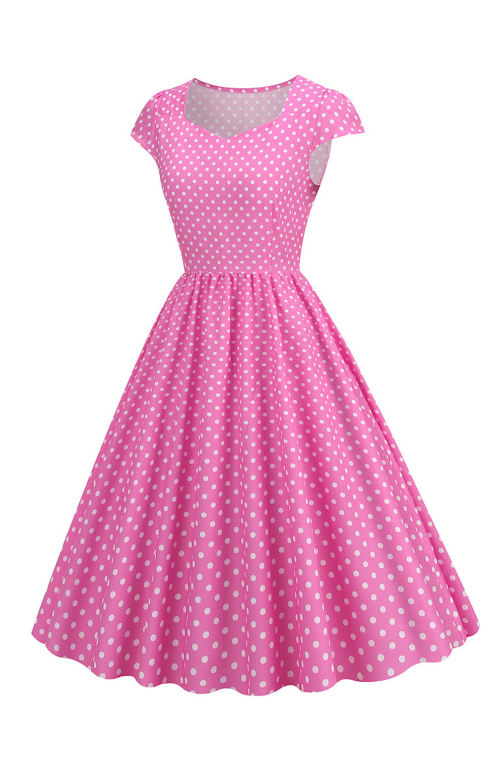 Polka Dots Swing 1950s Dress