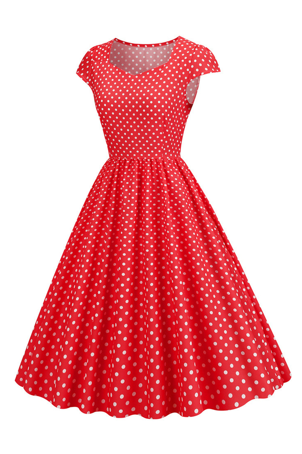 Polka Dots Swing 1950s Dress