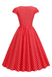 Polka Dots Swing 1950s Dress