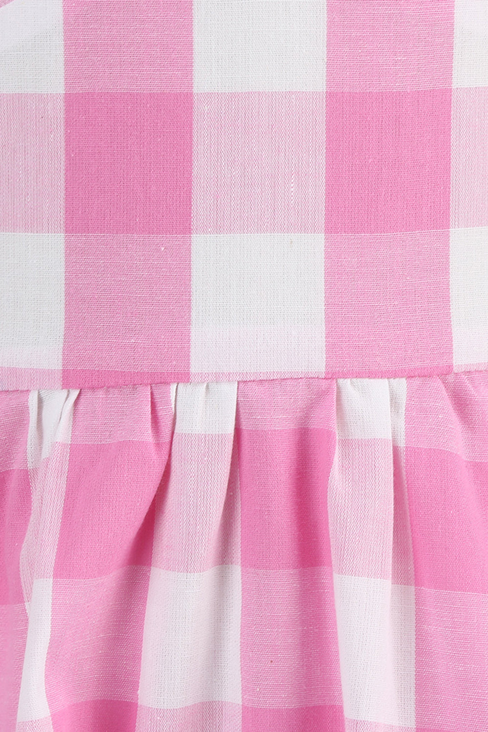Halter Plaid Sleeveless Pink Vintage Girl Dresses