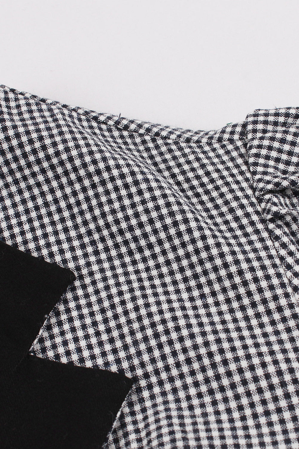 Long Sleeves Plaid Swing 1950s Dress with Belt