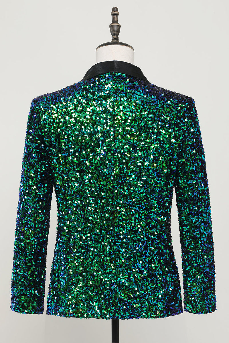 Green sequin jacket on sale womens