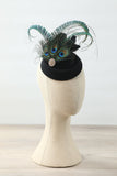 Black Peacock 1920s Style Headpieces