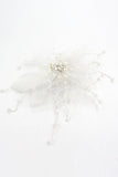 Sweet Feather Yarn Flower Handmade Hair Clip