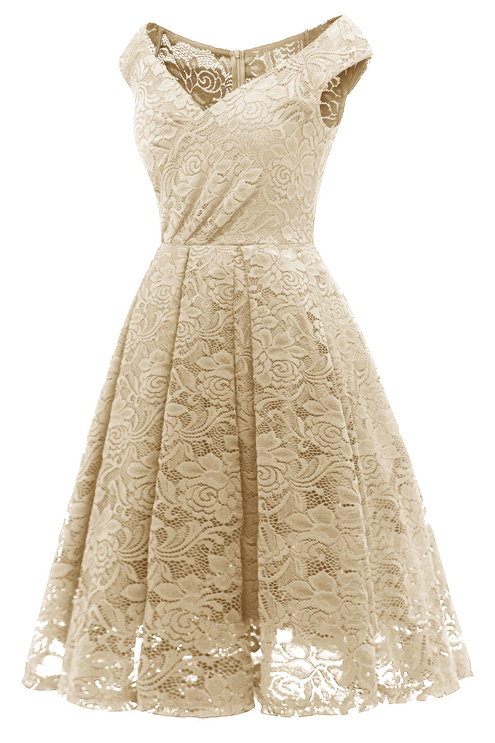 Blush Vintage Lace Party Dress