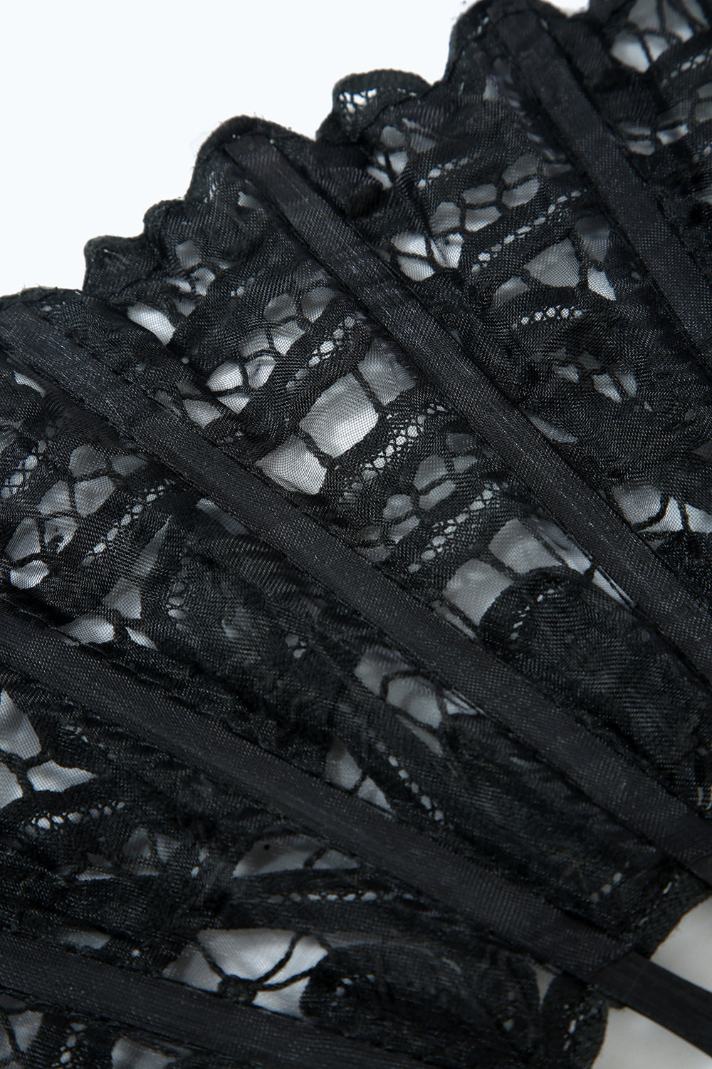 Black 1920s Fan with Fringes