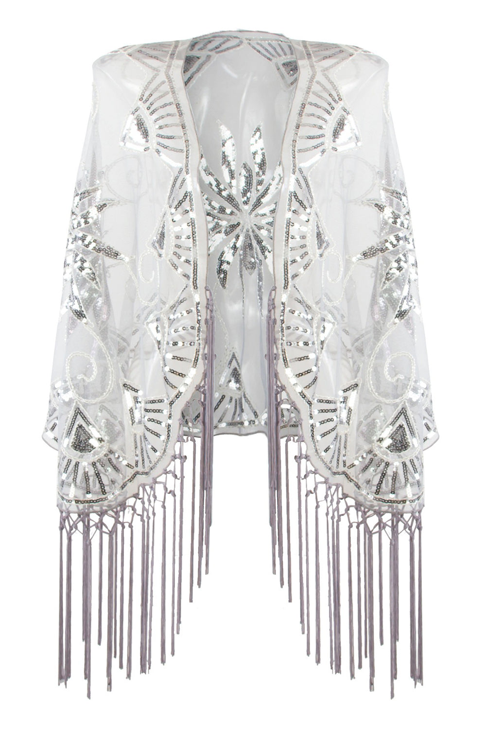 Fringes Sequin 1920s Cape