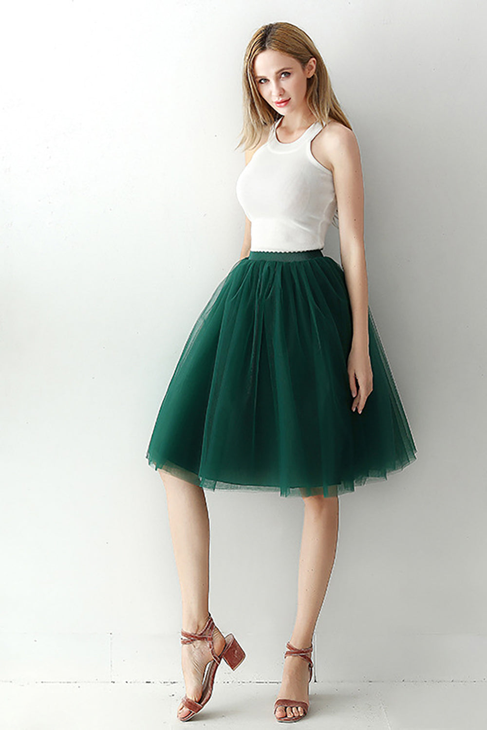 Classic Elastic 5 Layered Tulle Tutu Skirt
