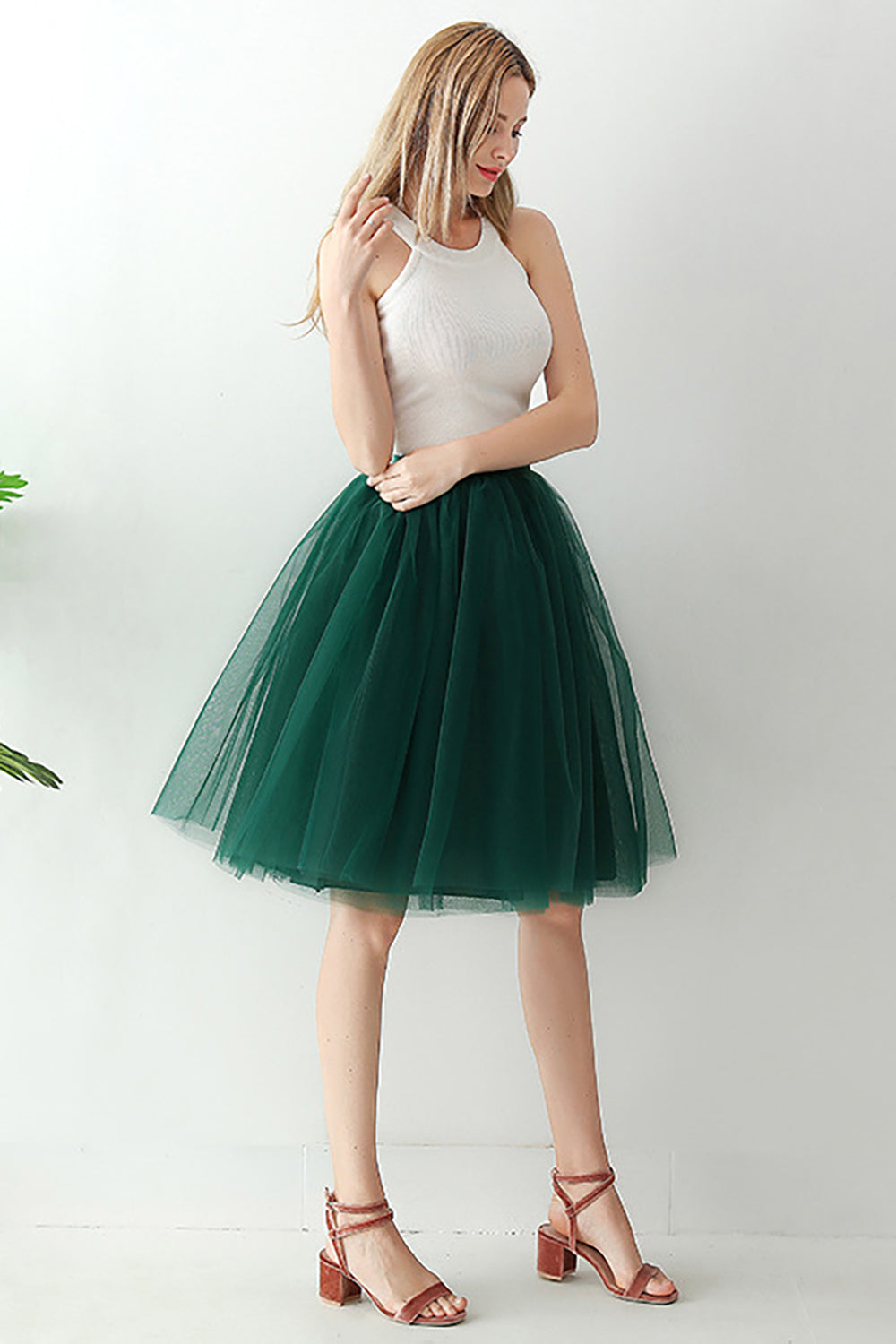 Classic Elastic 5 Layered Tulle Tutu Skirt