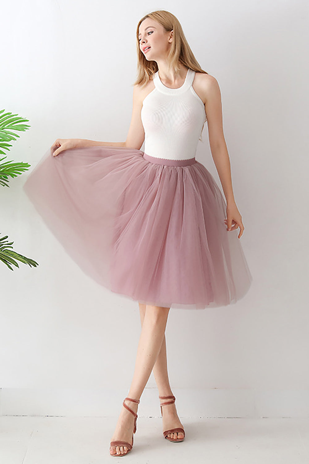 Classic Elastic 5 Layered Tulle Tutu Skirt