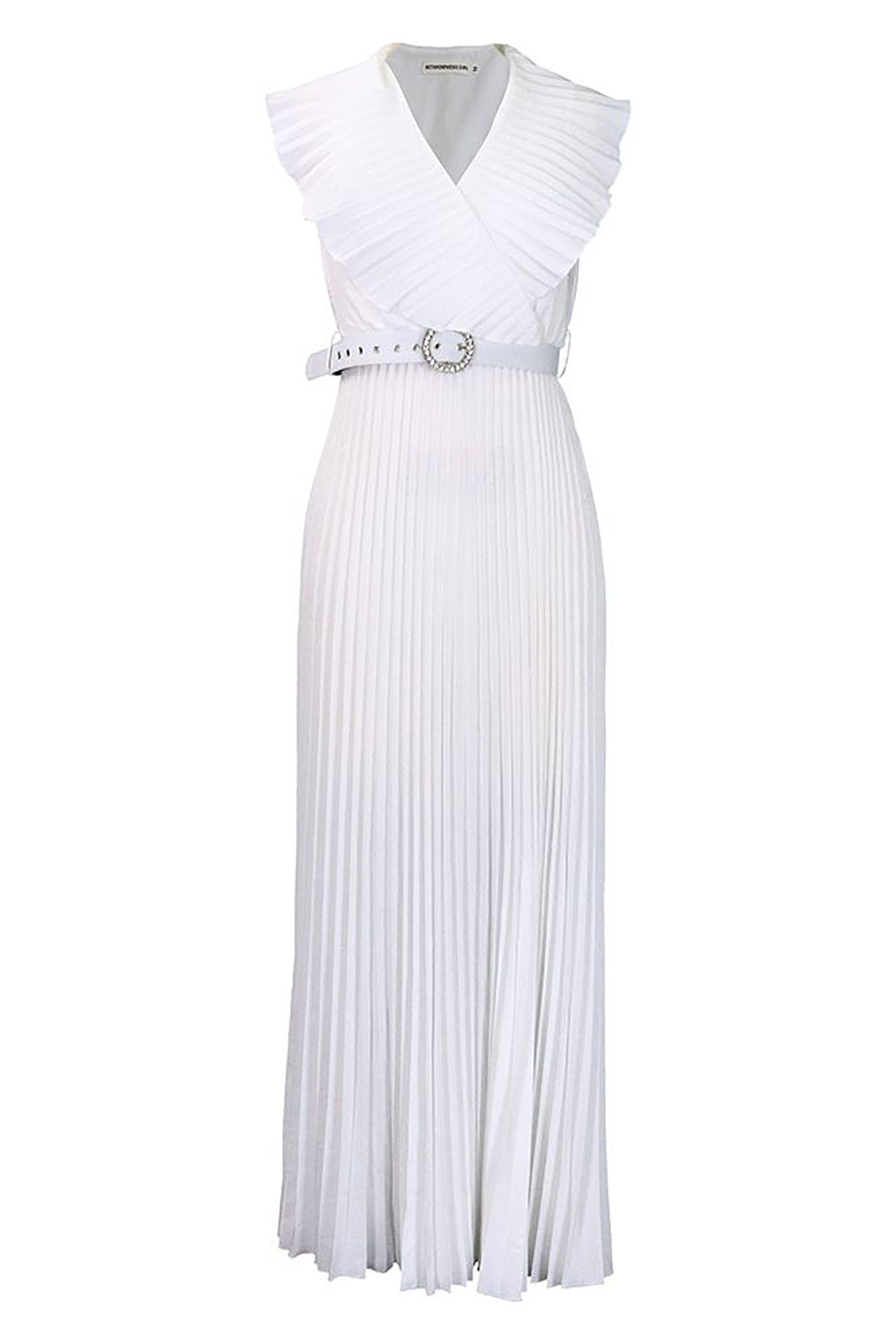 Plus Size Purple Pleated Long Wedding Guest Dress