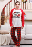 Red Plaid Matching Family Christmas Pajamas Sets